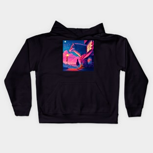 Anya and Luna the wolf Kids Hoodie